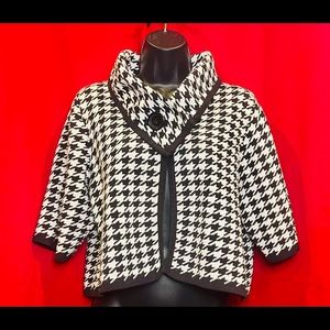Fashion Bug Houndstooth Sweater in Large